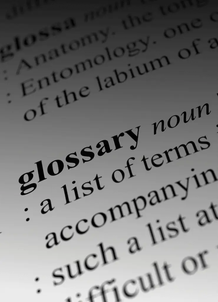 Glossary of Healing Terms