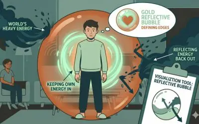 Gold Reflective Bubble | Energetic Anatomy | Energy Tools | The Vital Spirit
